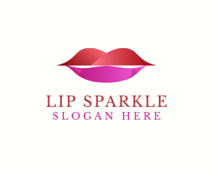 Beauty Cosmetic Lips logo design