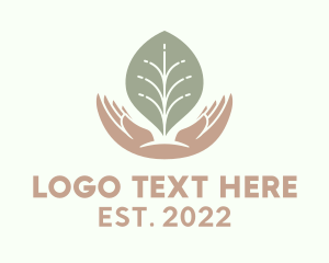 Leaf Hand Gardening  logo