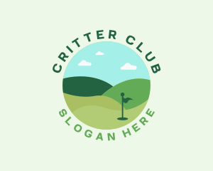 Flag Golf Course logo design