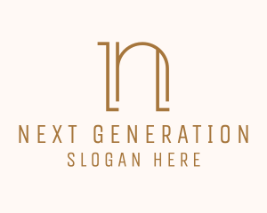 Elegant Boutique Letter N  logo design