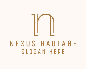 Elegant Boutique Letter N  logo design