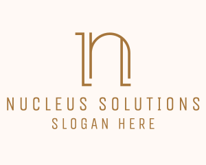 Elegant Boutique Letter N  logo design