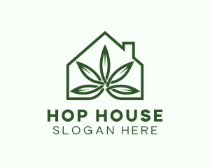 Organic House Plant logo design