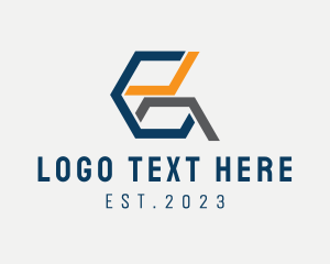 Modern Geometric Letter G logo