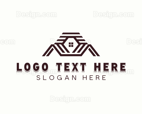 Roofing Construction Contractor Logo