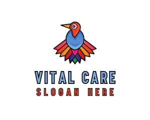 Wild Vulture Animal Logo