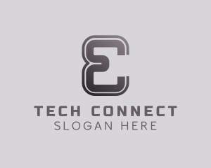 Technology Letter E logo