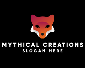 Wildlife Coyote Fox logo design