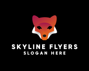 Wildlife Coyote Fox logo design