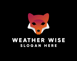 Wildlife Coyote Fox logo design