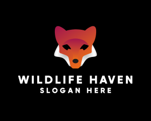 Wildlife Coyote Fox logo design