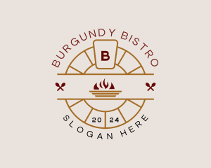 Flame Oven Restaurant logo design