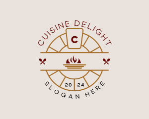 Flame Oven Restaurant logo design