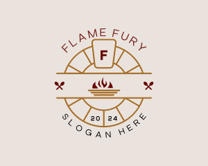 Flame Oven Restaurant logo design