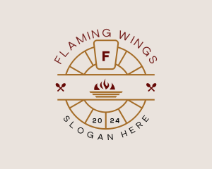 Flame Oven Restaurant logo design