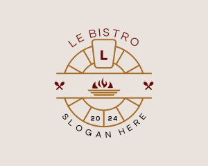 Flame Oven Restaurant logo design