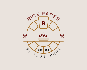 Flame Oven Restaurant logo design