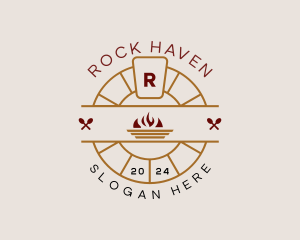 Flame Oven Restaurant logo design