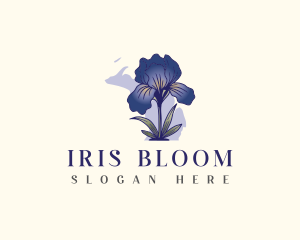 Michigan Lake Flower logo design