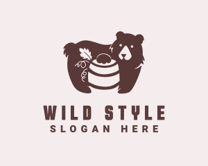 Wild Bear Barrel logo design