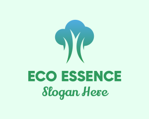 Nature Eco Tree logo design