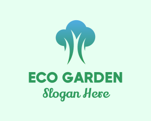 Nature Eco Tree logo design