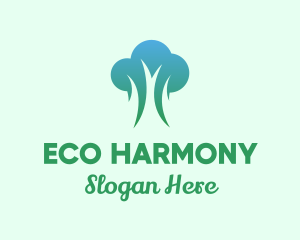 Nature Eco Tree logo design