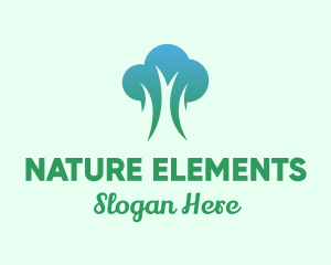 Nature Eco Tree logo design