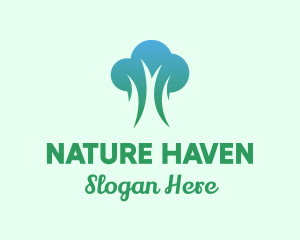 Nature Eco Tree logo design