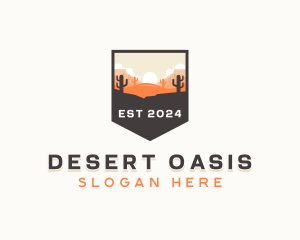 Cactus Desert Trekking  logo design
