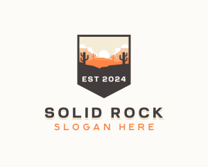 Cactus Desert Trekking  logo design