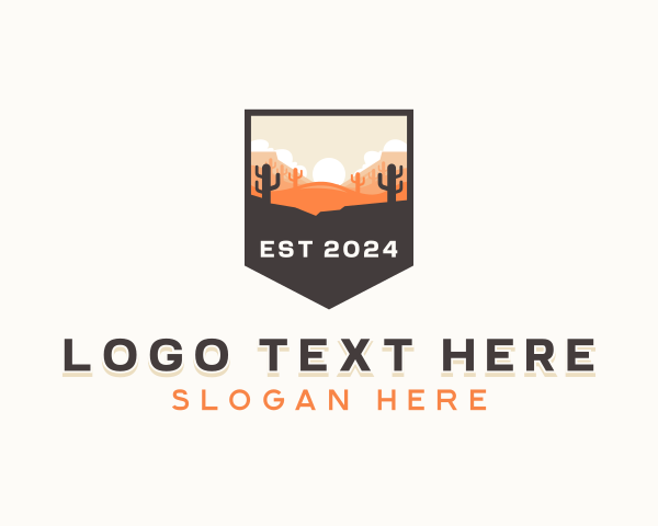 Desert logo example 2
