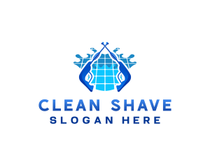 Pressure Wash Cleaning logo design