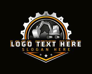 Gear Excavator Backhoe logo