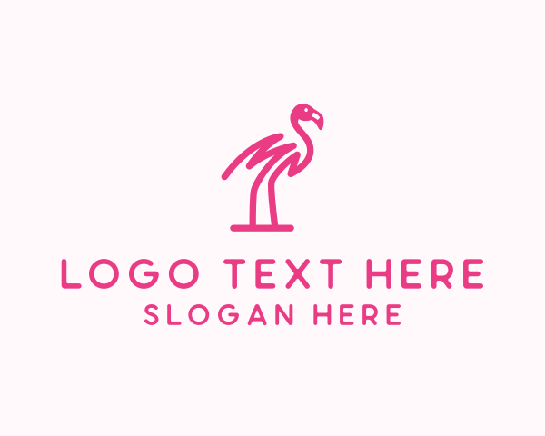 Pink logo example 3