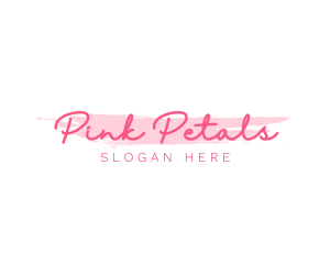 Feminine Watercolor Signature logo design