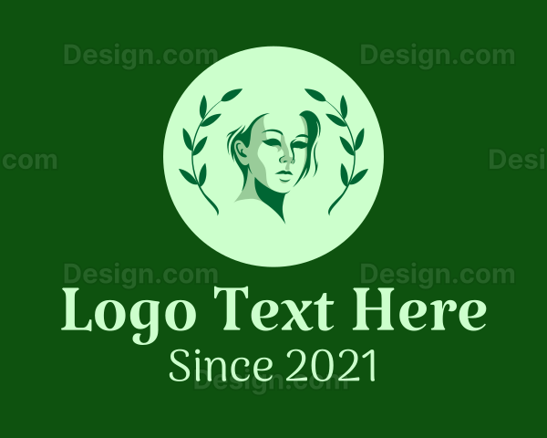 Green Leaf Lady Logo