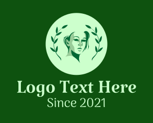 Green Leaf Lady  logo