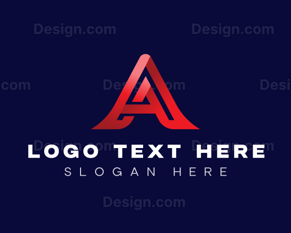 Modern Business Letter A Logo