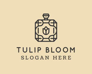 Luxury Tulip Perfume logo design