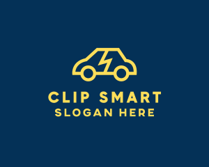 Smart Electric Car logo design