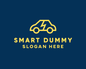 Smart Electric Car logo design