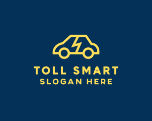 Smart Electric Car logo design