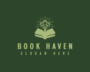 Sunray Book Tree logo design