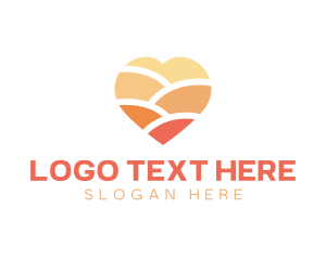 Feminine Heart Shape logo
