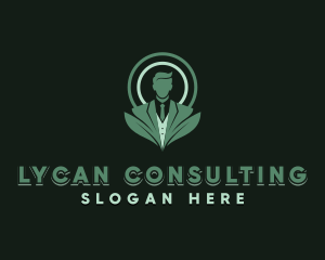 Man Executive Professional logo design