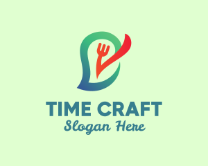 Food Fork Time logo design