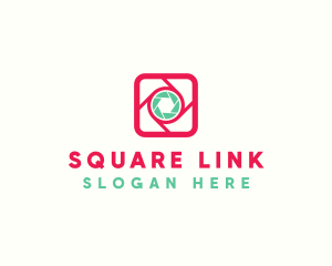 Square Camera Icon logo design