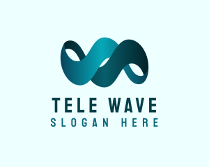 Water Wave Frequency logo design