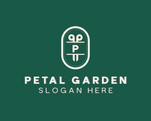 Scissors Gardening Lawn logo design